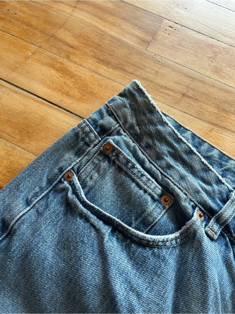 ASOS High-Rise Denim Shorts